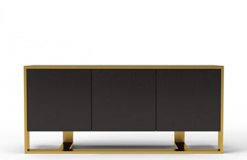 Modrest Modern Fauna Wenge and Brass Buffet