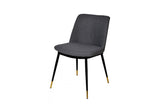Modrest Batson Modern Grey Fabric Dining Chair (Set of 2)