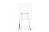 Modrest Fowler Modern White Leatherette Dining Chair Set of 2