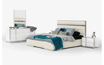 Francois Modern White Bedroom Set