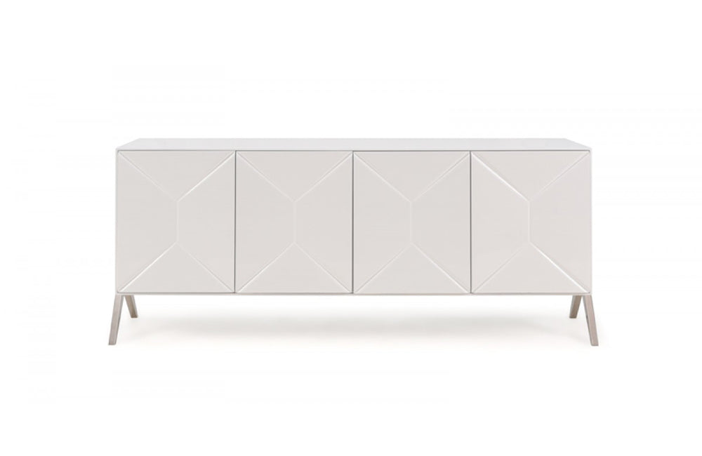 Modrest Candid Modern White Buffet