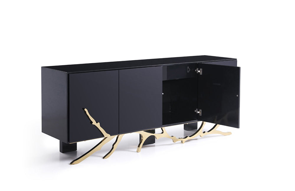 Modrest Legend Modern Black & Gold Buffet