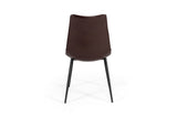 Gilliam Modern Brown Dining Chair (Set of 2)