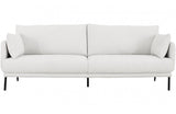 Divani Casa Higgins Modern White Fabric Sofa