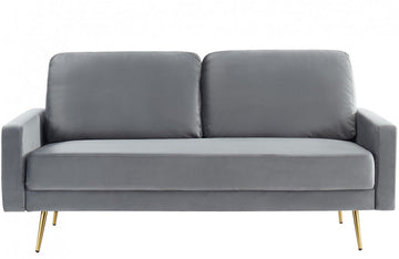 Divani Casa Huffine Modern Grey Fabric Sofa