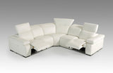 Amari Italian Leather Sectional Sofa