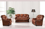 Lincoln Modern Leather Sofa Set