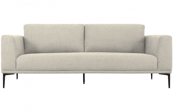 Divani Casa Jada Modern Light Beige Fabric Sofa
