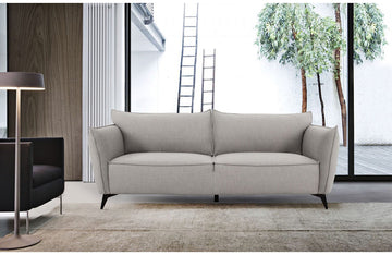 Divani Casa Jihae Modern Grey Fabric Sofa