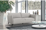 Divani Casa Jihae Modern Grey Fabric Sofa