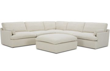 Divani Casa Danica Modern Grey Sectional Sofa