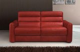 Kara Modern Red Leather Sofa Set