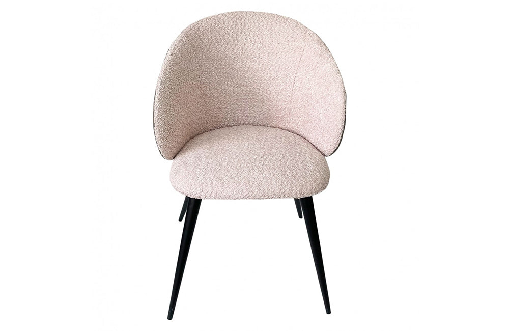 Modrest Marnie Contemporary Gray + Cream Dining Chair