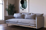 Divani Casa Mathis Modern Grey Fabric Sofa