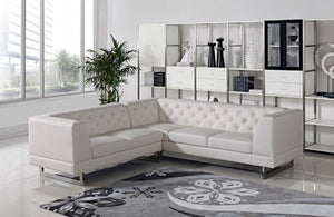 Windsor Modern Leatherette Sectional Sofa