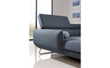 Pierce Modern Blue Fabric Sectional Sofa