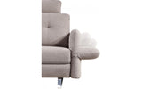 Divani Casa Payne Modern Grey Fabric Sectional Sofa