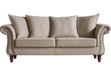 Tanner Modern Fabric Sofa Set