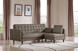 Silas Modern Fabric Sofa Bed Set