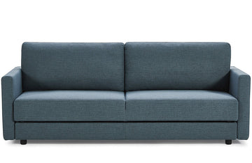 Divani Casa Fredonia Modern Blue-Green Fabric Sofa Bed w/ Storage