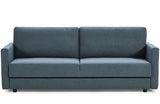Divani Casa Fredonia Modern Blue-Green Fabric Sofa Bed w/ Storage