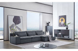 Divani Casa Paseo Modern Grey Modular Sectional Sofa