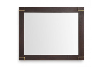 Modrest Moontide Modern Smoked Ash & Gold Mirror