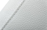 Divani Casa Pella Modern White Italian Leather U Shaped Sectional Sofa