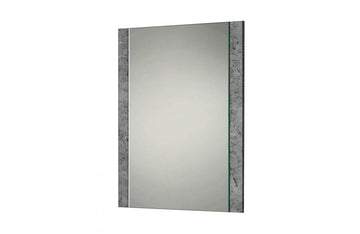 Nova Domus Rado Modern Walnut & Stucco Mirror