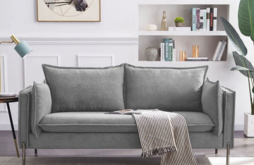 Divani Casa Randolf Modern Grey Loveseat