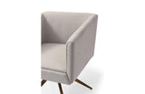 Modrest Riaglow Contemporary Light Grey Fabric Dining Chair