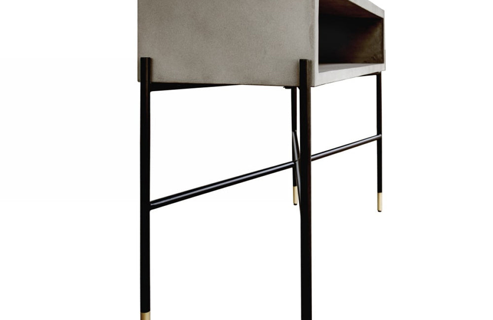 Modrest Walker Modern Concrete & Metal Console Table | VIG Furniture ...