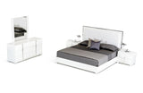 Modrest San Marino Modern White Bed