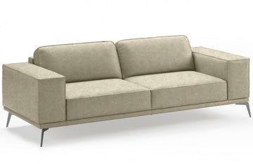 Coronelli Collezioni Soho Italian Maya Cloud Leather Sofa