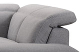 Karen Modern Grey Fabric Sectional Sofa