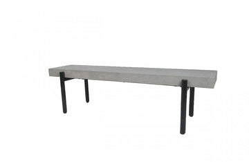 Modrest Timlin Modern Concrete & Metal Bench