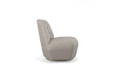 Divani Casa Tomlin Contemporary Grey Woven Fabric Accent Chair