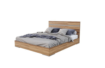 Nova Domus Lorenzo Italian Modern Light Oak Bed